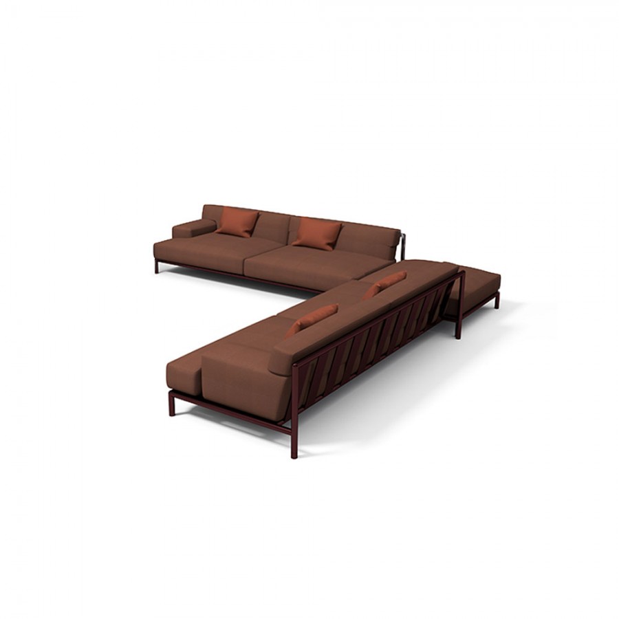 Canapea modulara XL pentru terasa, Ethimo colectia Lodge